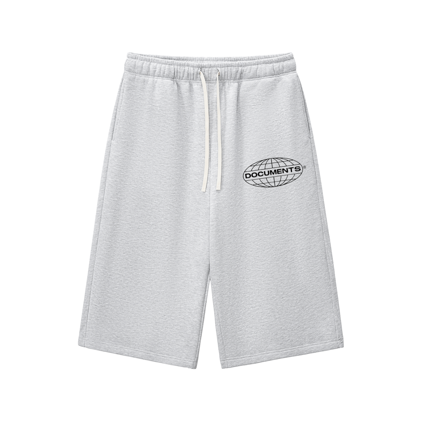 GREY 3/4 SWEATPANTS