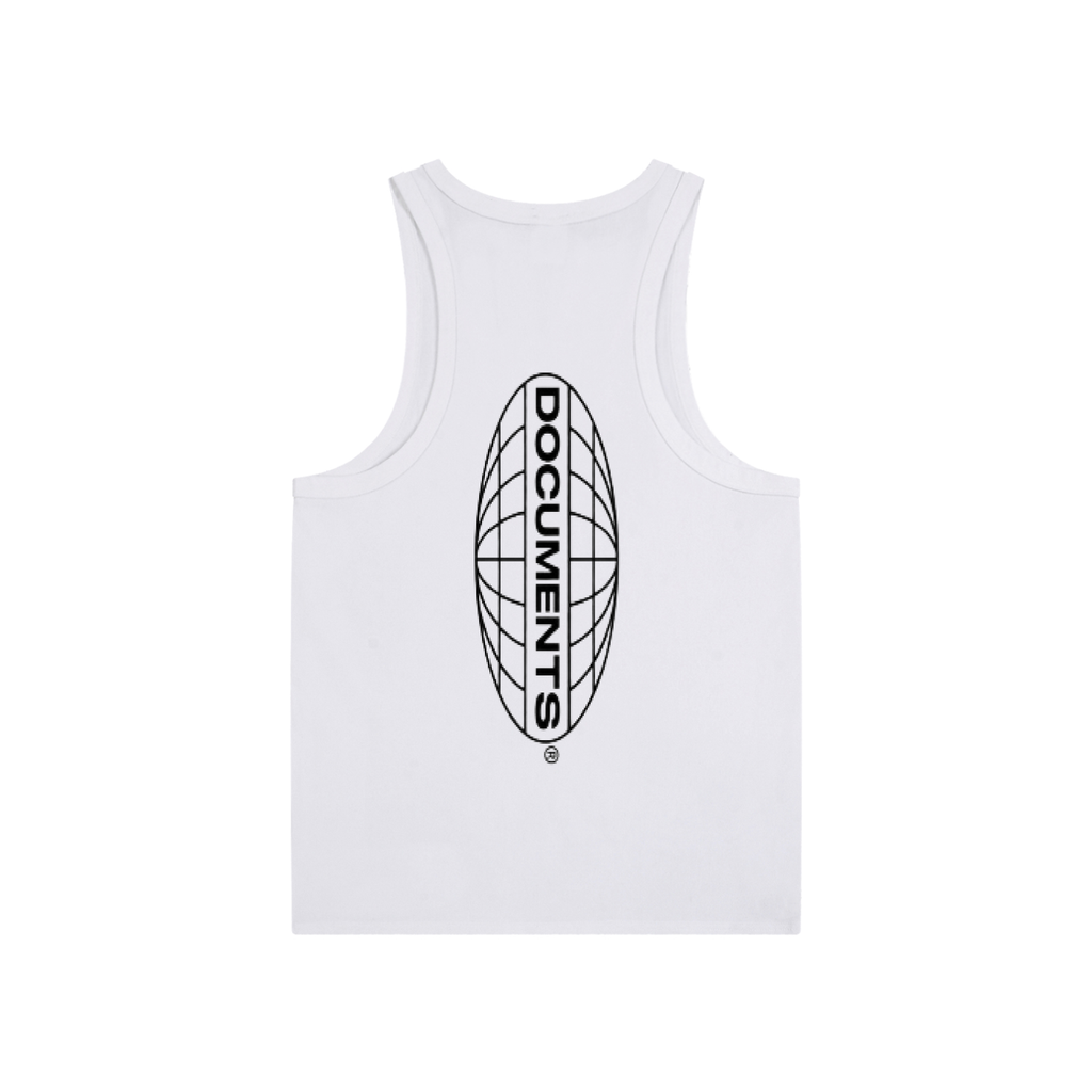 WHITE TANK TOP