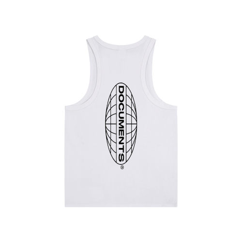 WHITE TANK TOP