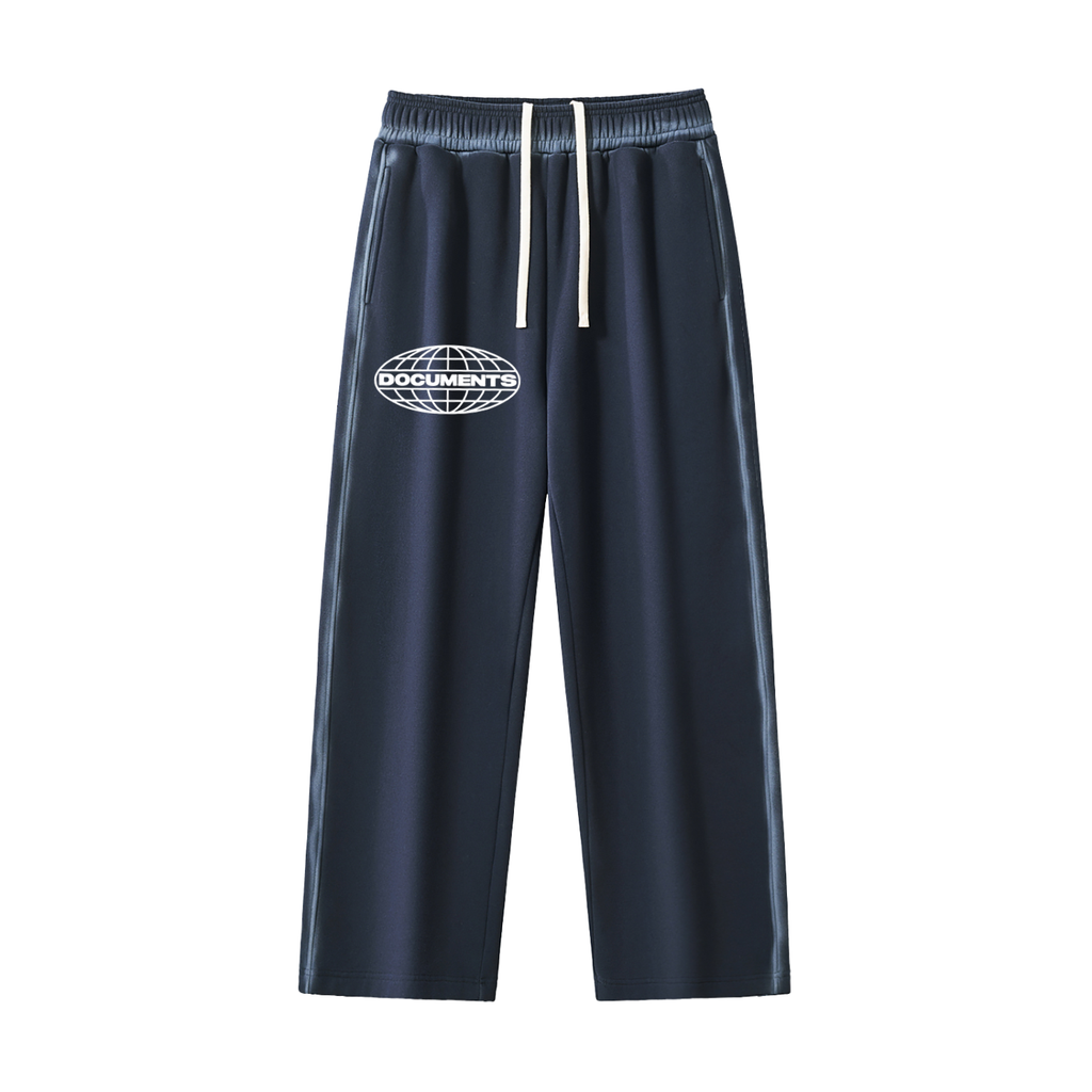 Navy Sunfaded Fleece Sweatpants