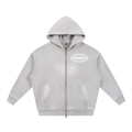 Grey Sunfade Zipper Hoodie